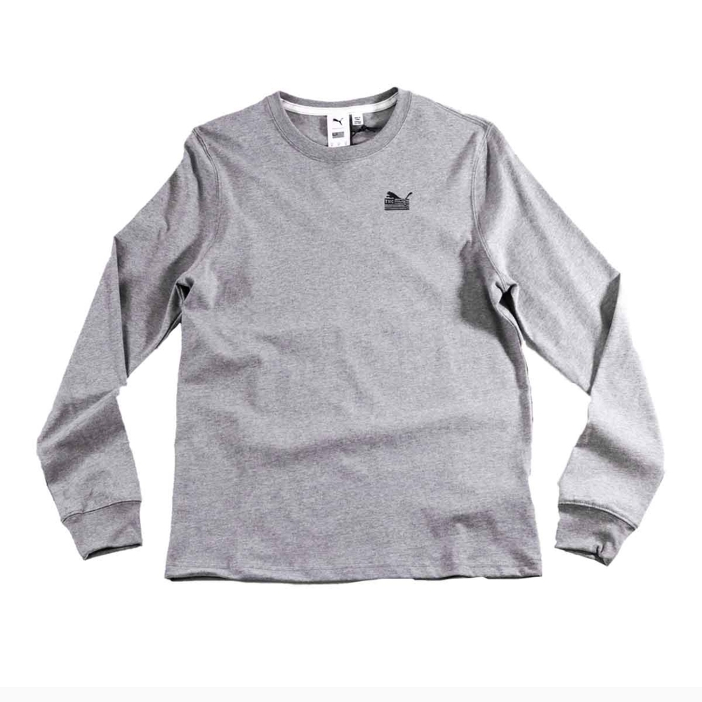 The Marathon Clothing Gray Long Sleeve Tee